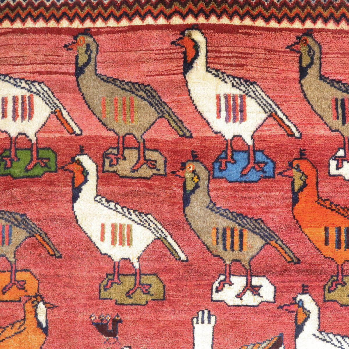 ギャッベ/オールド カシュガイ 196×111cm(AL-4196)