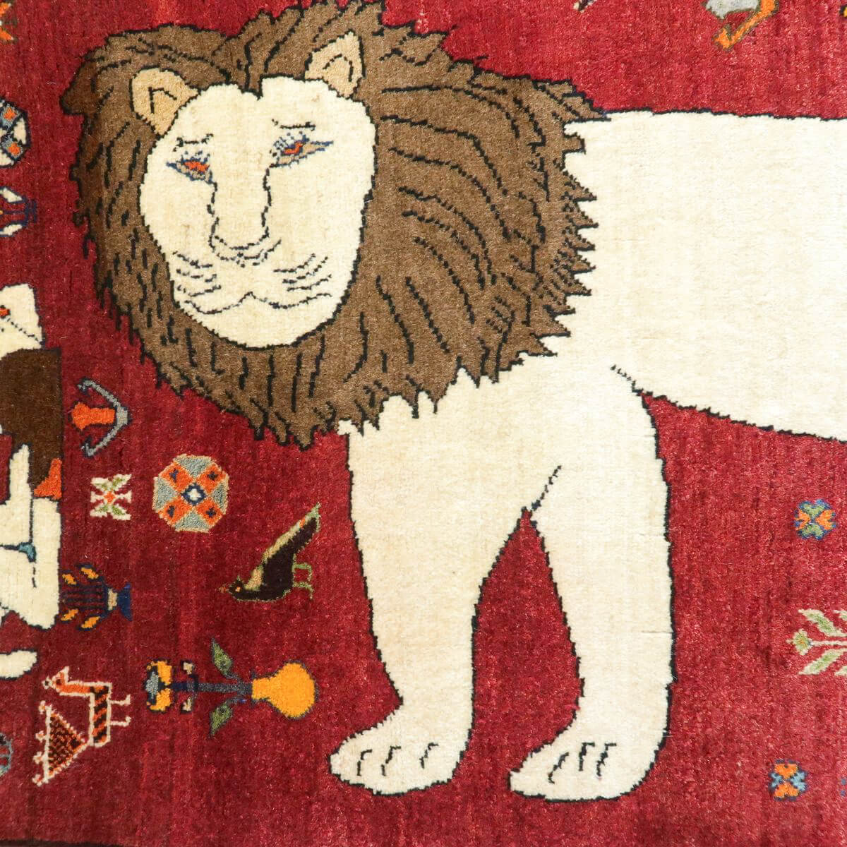 ギャッベ/オールド カシュガイ 175×83cm(ALB-4217)