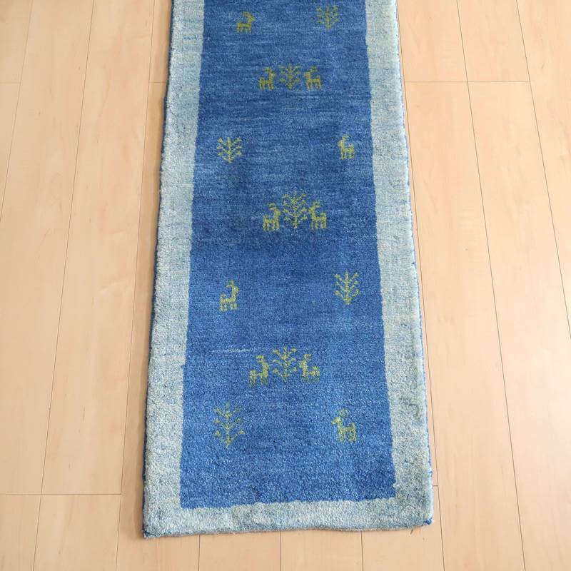 ギャッベ(カシュクリ) 151×55cm(BR-10988)