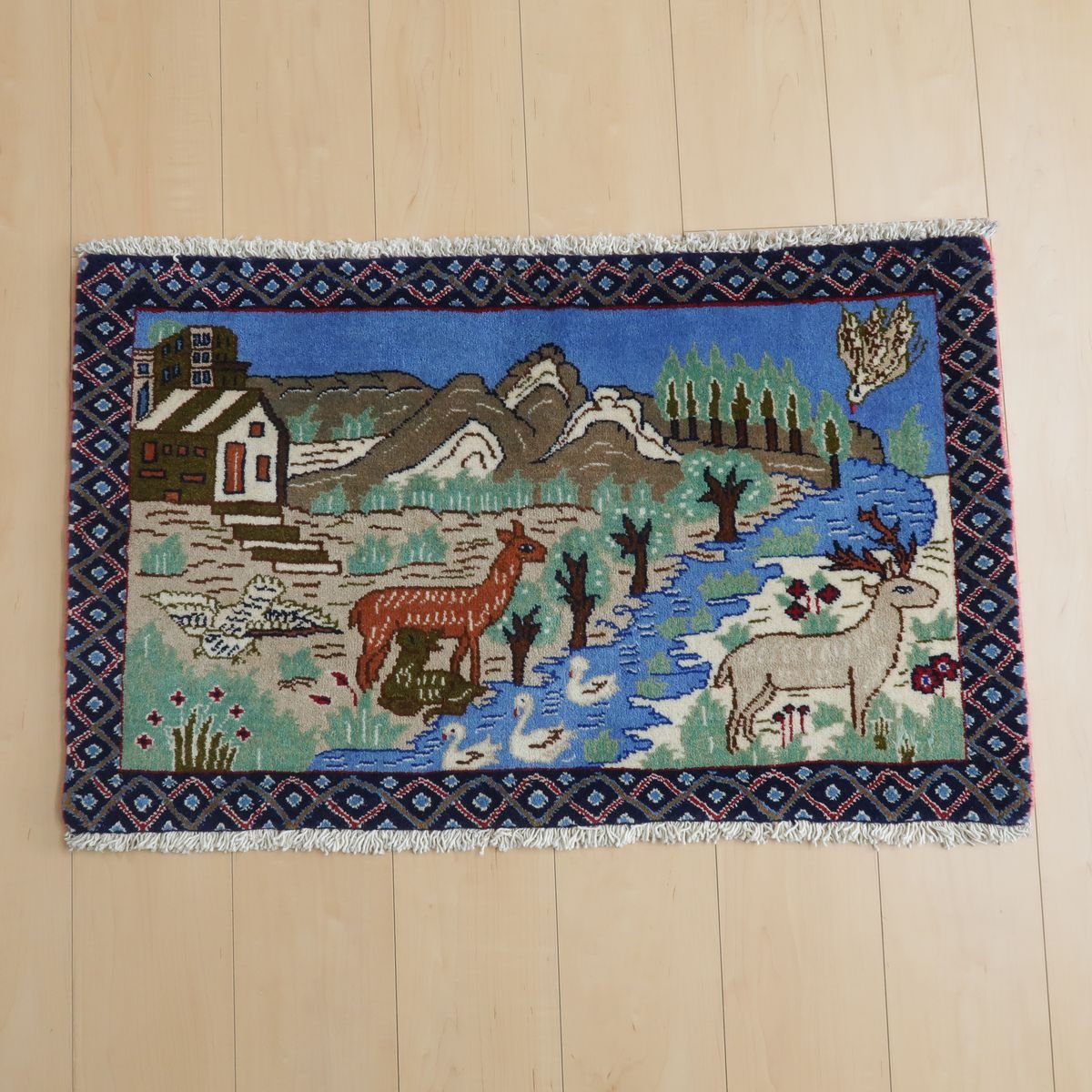 トライバルラグ/シラーズ 57×91cm(FS-11078)