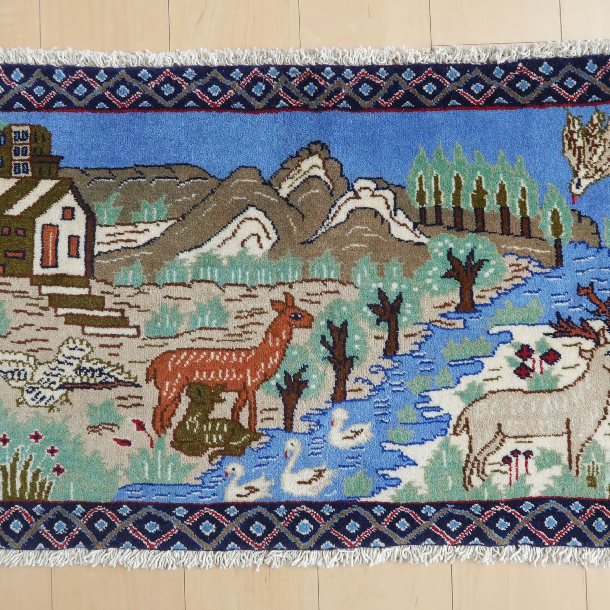 トライバルラグ/シラーズ 57×91cm(FS-11078)