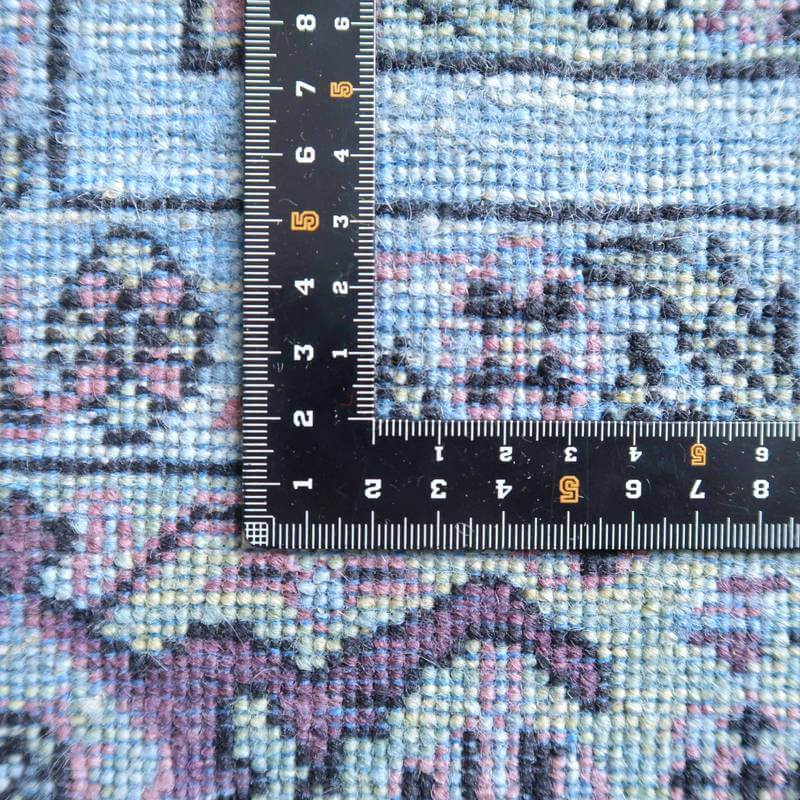 プレミアムギャッベ/ホシナマイ(ルリバフ) 204×149cm(HL-10884)