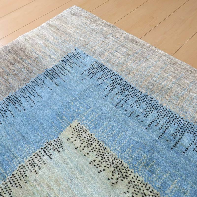 プレミアムギャッベ/ホシナマイ(カシュクリ) 200×200cm(HL-10887)
