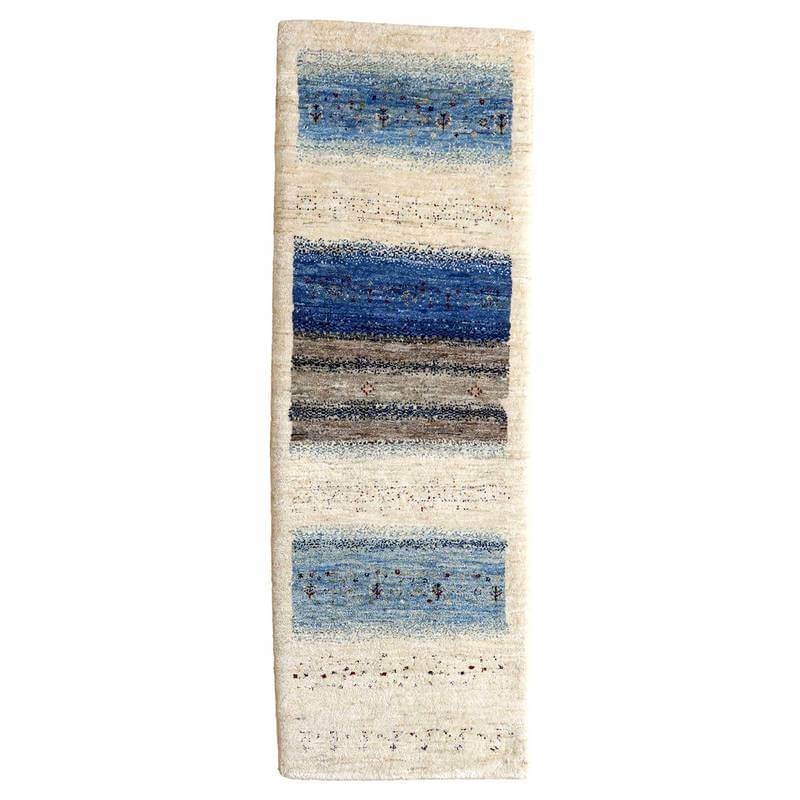 プレミアムギャッベ(ルリバフ) 138×47cm(HR-10925)
