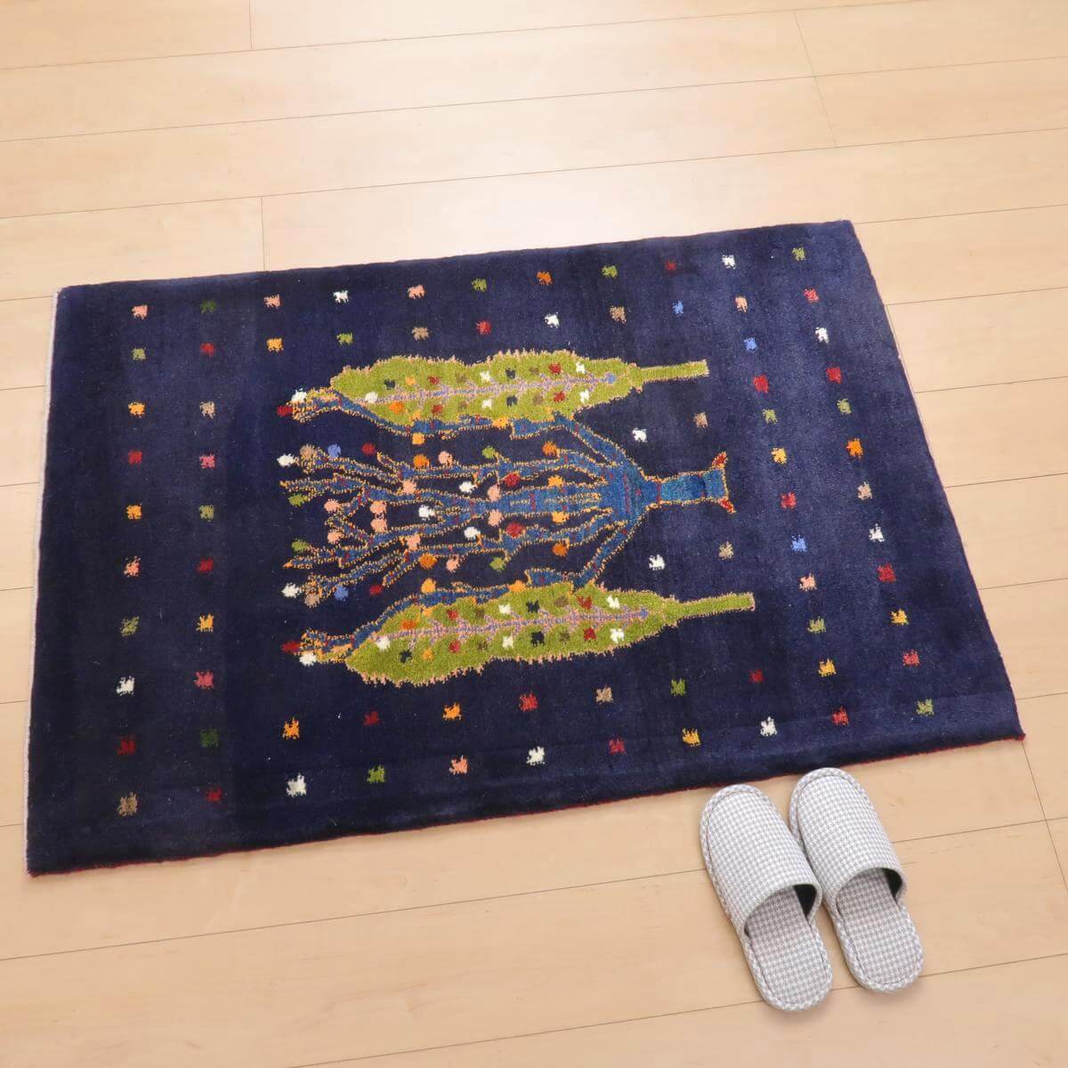 ギャッベ（ラティーフ）　122×83cm（BS-11426）