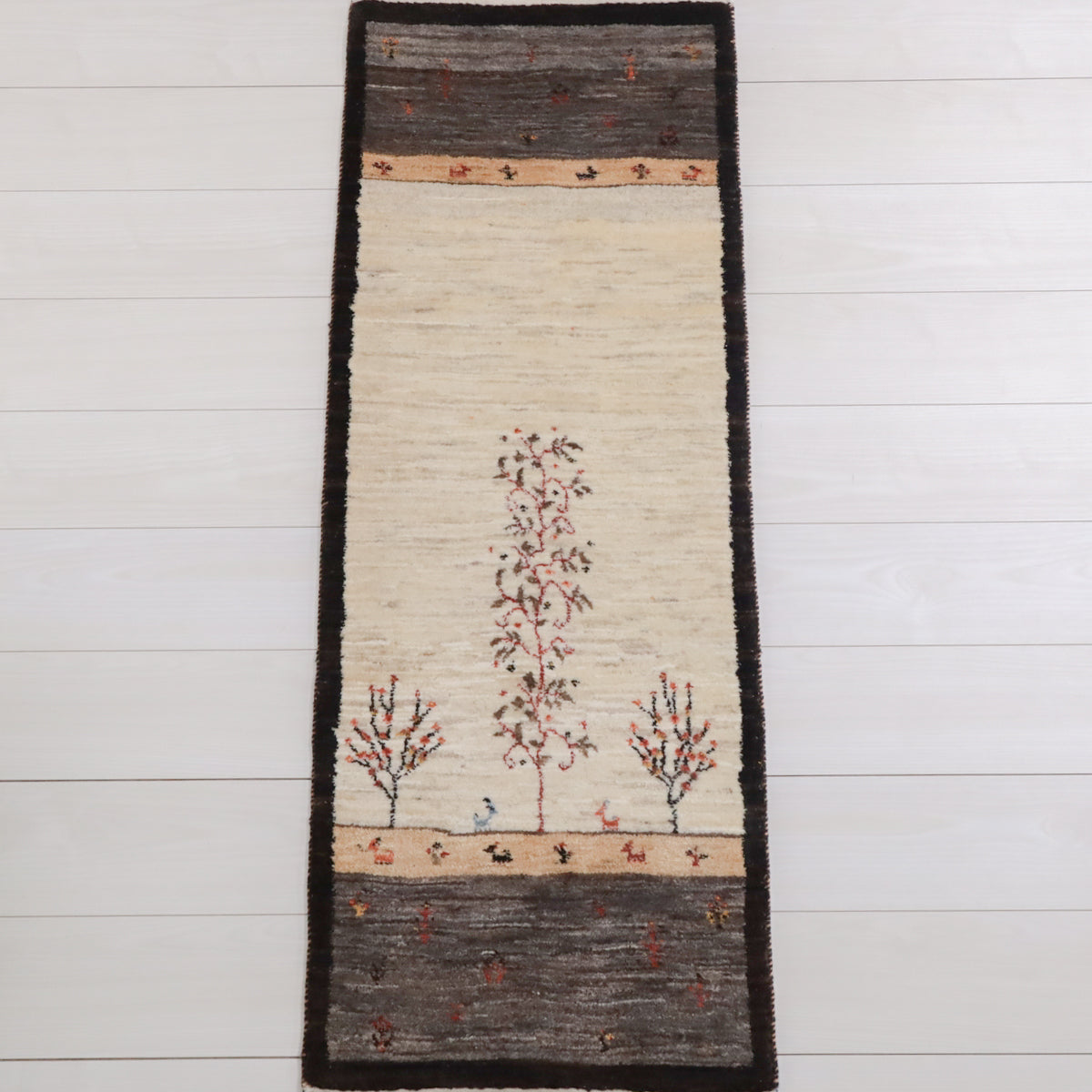 ギャッベ（カシュクリ）　139×54cm（HR-11819）
