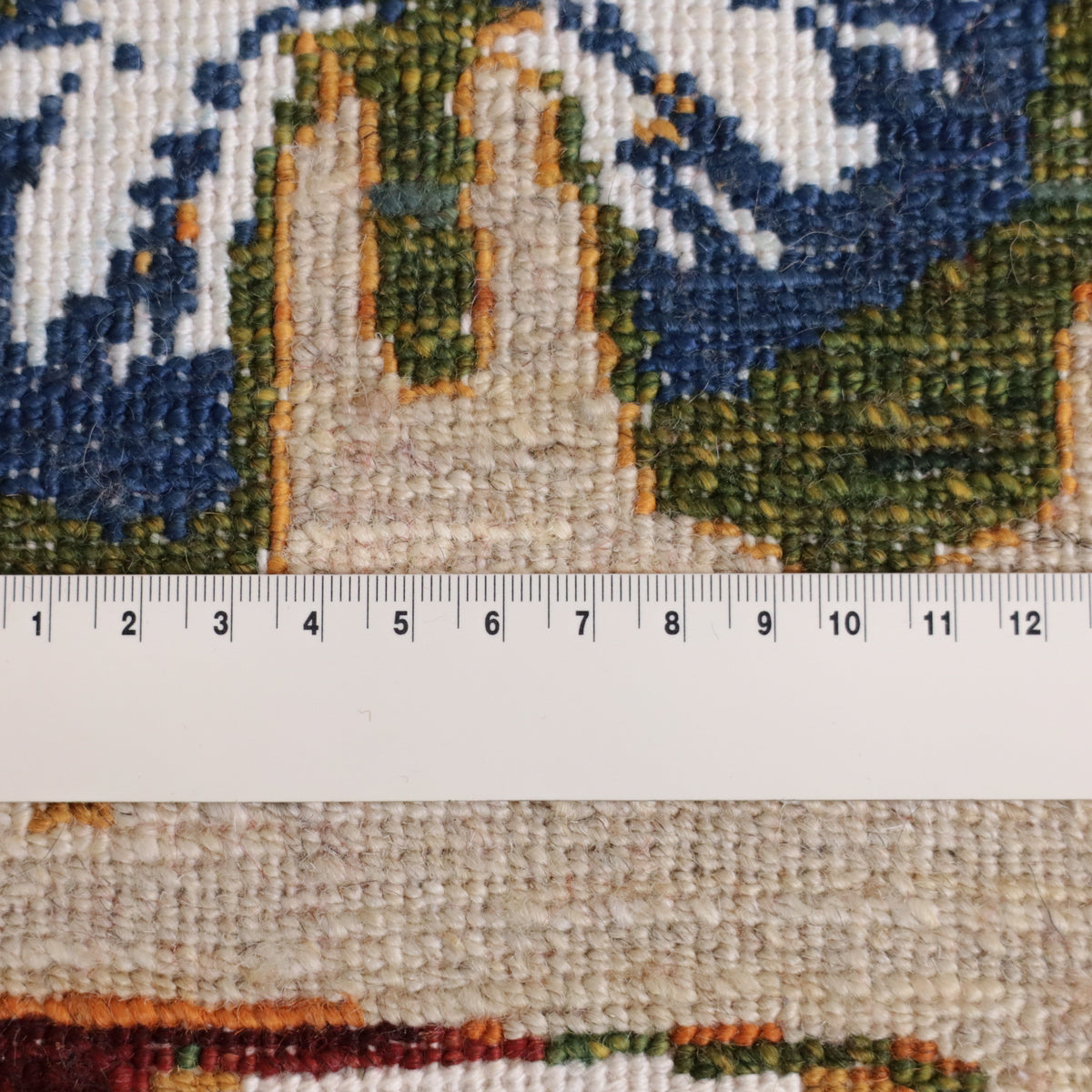 ギャッベ（ルリバフ）　55×91cm（HSS-11895）
